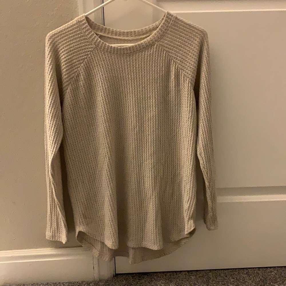 American Eagle Soft & Sexy Waffle Knit Sweater